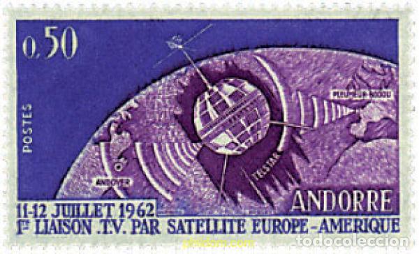 Briefmarken: 65188 MNH ANDORRA. Adm&oacute;n francesa 1962 TELECOMUNICACIONES ESPACIALES