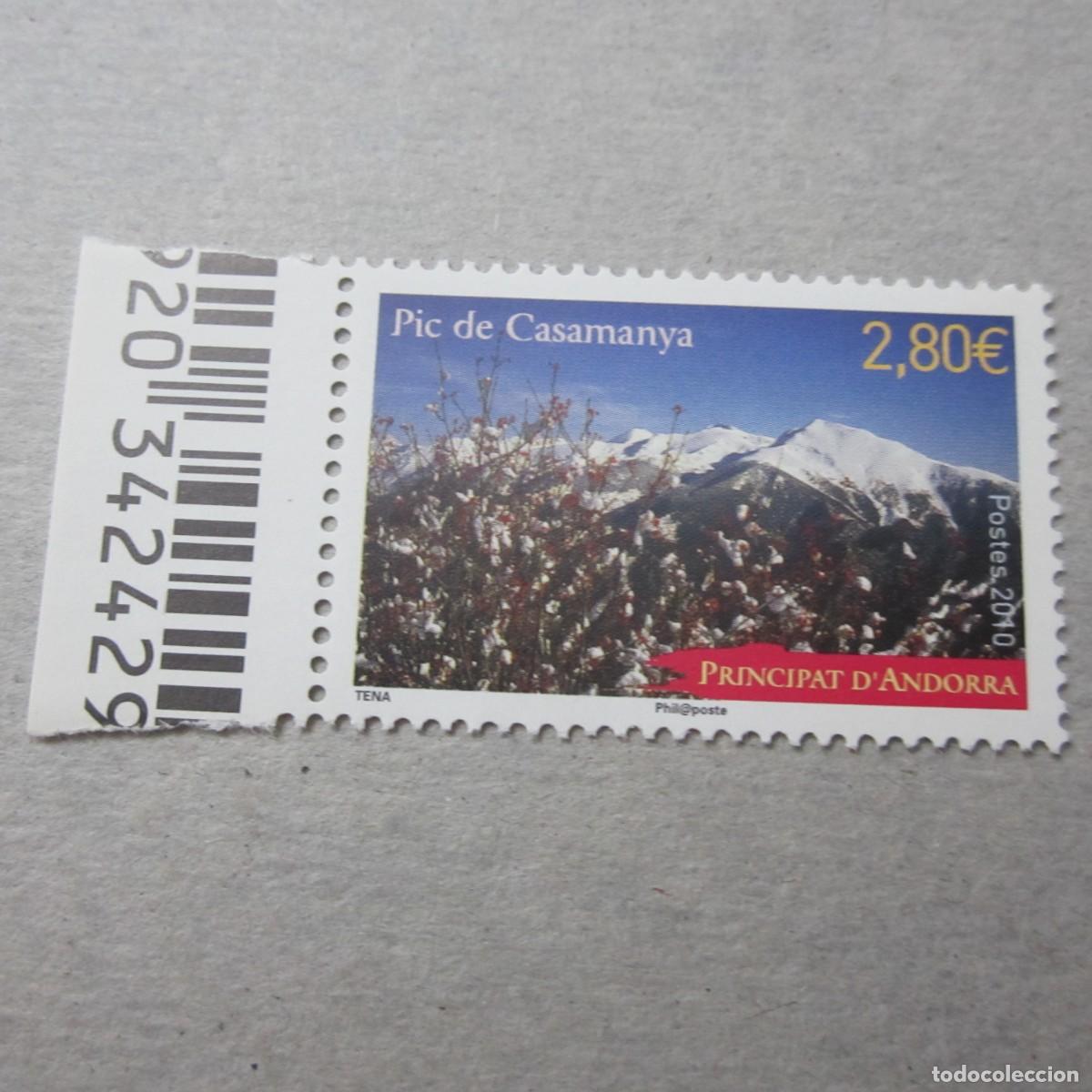 Timbres: ANDORRA FRANCESA, 2010, YVERT N&ordm; 689**, PIC DE CASAMANYA