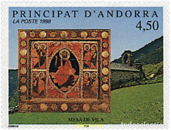 Sellos: 46087 MNH ANDORRA. Adm&oacute;n francesa 1998 ALTAR DE LA IGLESIA DE VILA