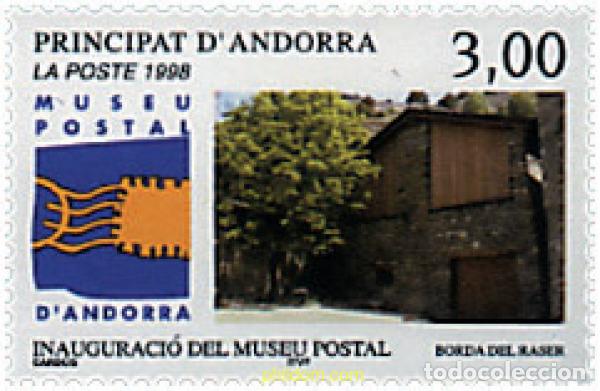 Timbres: 46133 MNH ANDORRA. Adm&oacute;n francesa 1998 INAUGURACION DEL MUSEO POSTAL
