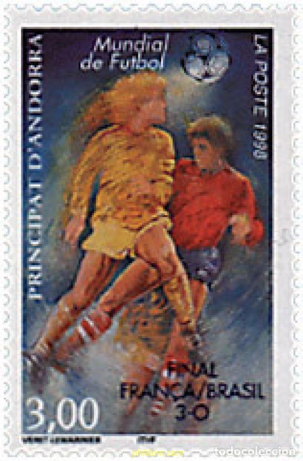 Timbres: 65252 MNH ANDORRA. Adm&oacute;n francesa 1998 COPA DEL MUNDO DE FUTBOL. FRANCIA-98