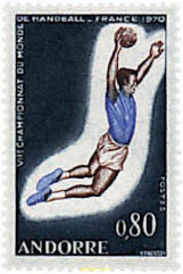 Briefmarken: 65194 MNH ANDORRA. Adm&oacute;n francesa 1970 CAMPEONATOS DEL MUNDO DE CANOA-KAYAK EN BOURG-SAN MAURICIO