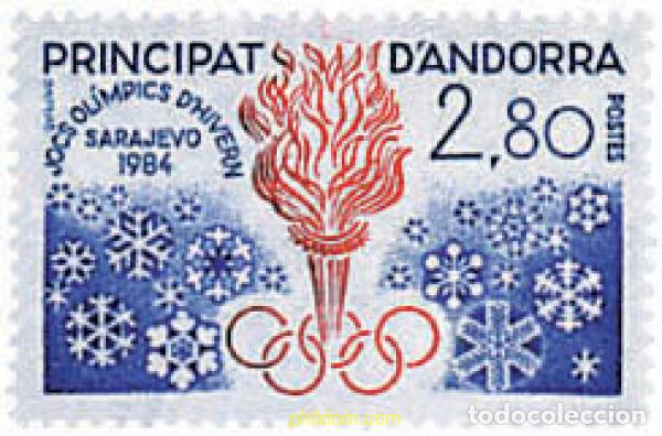Briefmarken: 70488 MNH ANDORRA. Adm&oacute;n francesa 1984 14 JUEGOS OLIMPICOS INVIERNO SARAJEVO 1984