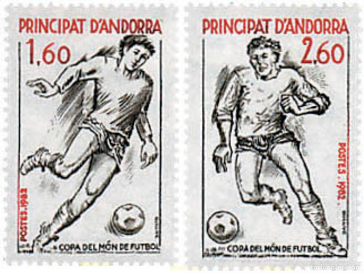 Briefmarken: 65210 MNH ANDORRA. Adm&oacute;n francesa 1982 COPA DEL MUNDO DE FUTBOL. MEXICO-70