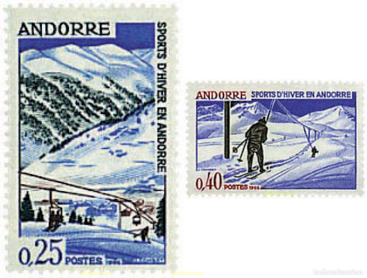 Briefmarken: 73834 MNH ANDORRA. Adm&oacute;n francesa 1966 DEPORTES DE INVIERNO