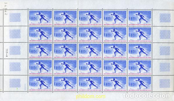 Briefmarken: 305415 MNH ANDORRA. Adm&oacute;n francesa 1980 13 JUEGOS OLIMPICOS INVIERNO LAKE PLACID 1980