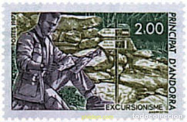 Stamps: 80078 MNH ANDORRA. Adm&oacute;n francesa 1987 EXCURSIONISMO
