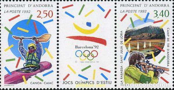 Sellos: 125530 MNH ANDORRA. Adm&oacute;n francesa 1992 25 JUEGOS OLIMPICOS VERANO BARCELONA 1992