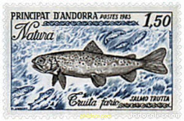 Sellos: 211335 MNH ANDORRA. Adm&oacute;n francesa 1983 PROTECCION DE LA NATURALEZA