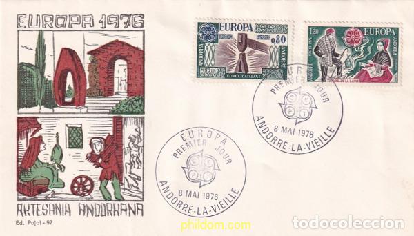 Sellos: 578212 MNH ANDORRA. Adm&oacute;n francesa 1976 EUROPA CEPT 1976 - ARTESANIA