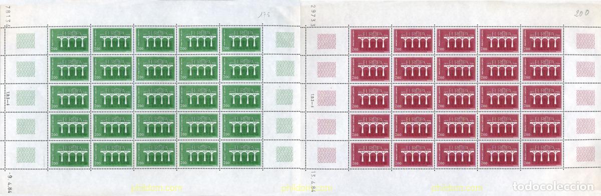 Sellos: 305401 MNH ANDORRA. Adm&oacute;n francesa 1984 EUROPA CEPT. 25 ANIVERSARIO DE LA CEPT