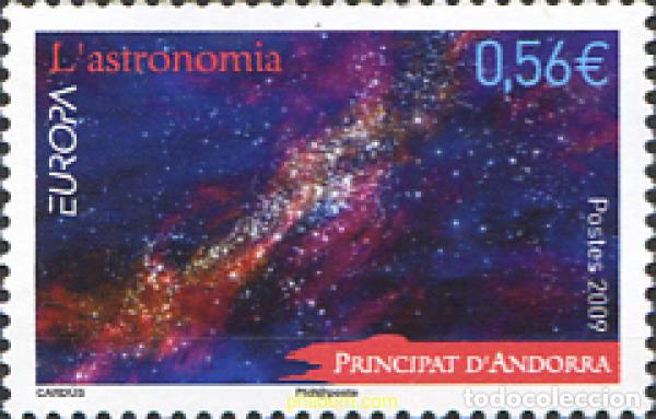 Sellos: 230736 MNH ANDORRA. Adm&oacute;n francesa 2009 EUROPA CEPT 2009 - ASTRONOMIA