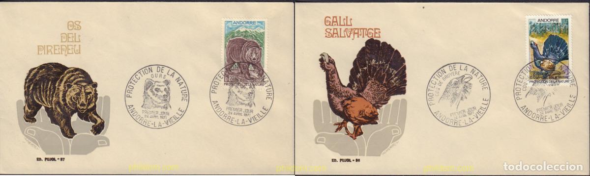 Sellos: 395453 MNH ANDORRA. Adm&oacute;n francesa 1971 PROTECCION DE LA NATURALEZA