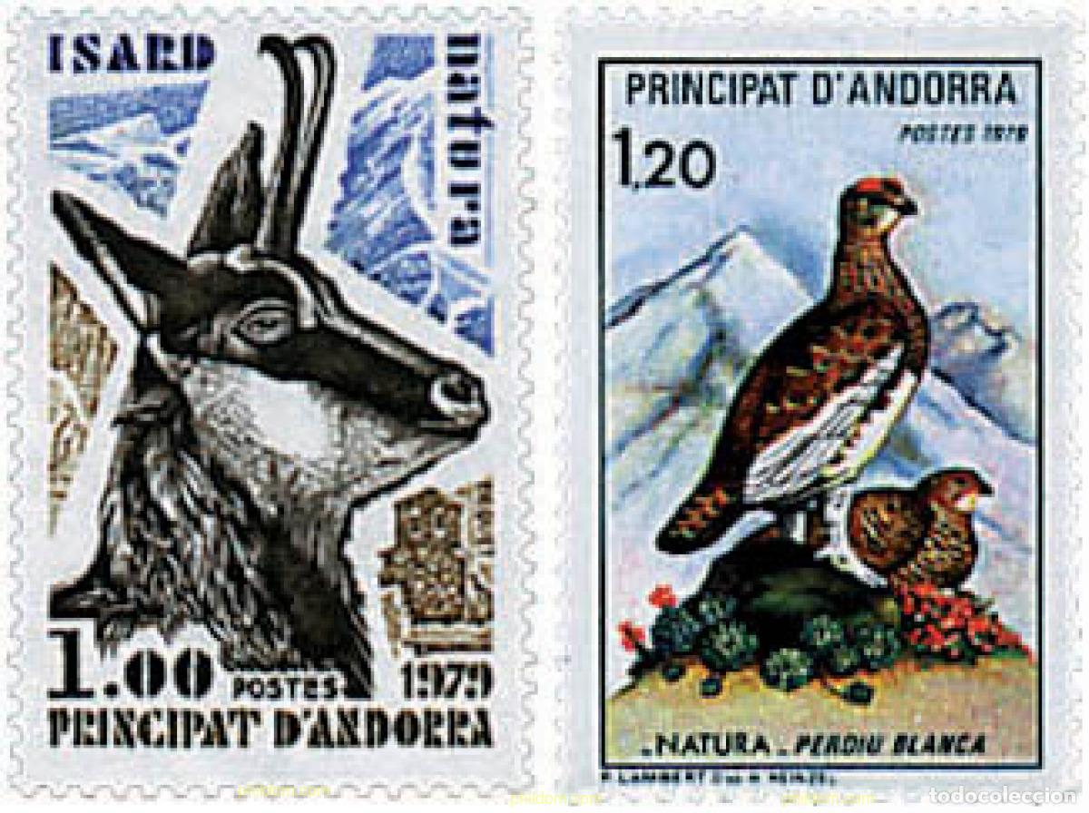 Sellos: 65204 MNH ANDORRA. Adm&oacute;n francesa 1979 PROTECCION DE LA NATURALEZA