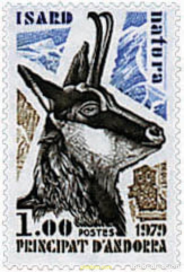 Sellos: 244538 MNH ANDORRA. Adm&oacute;n francesa 1979 PROTECCION DE LA NATURALEZA
