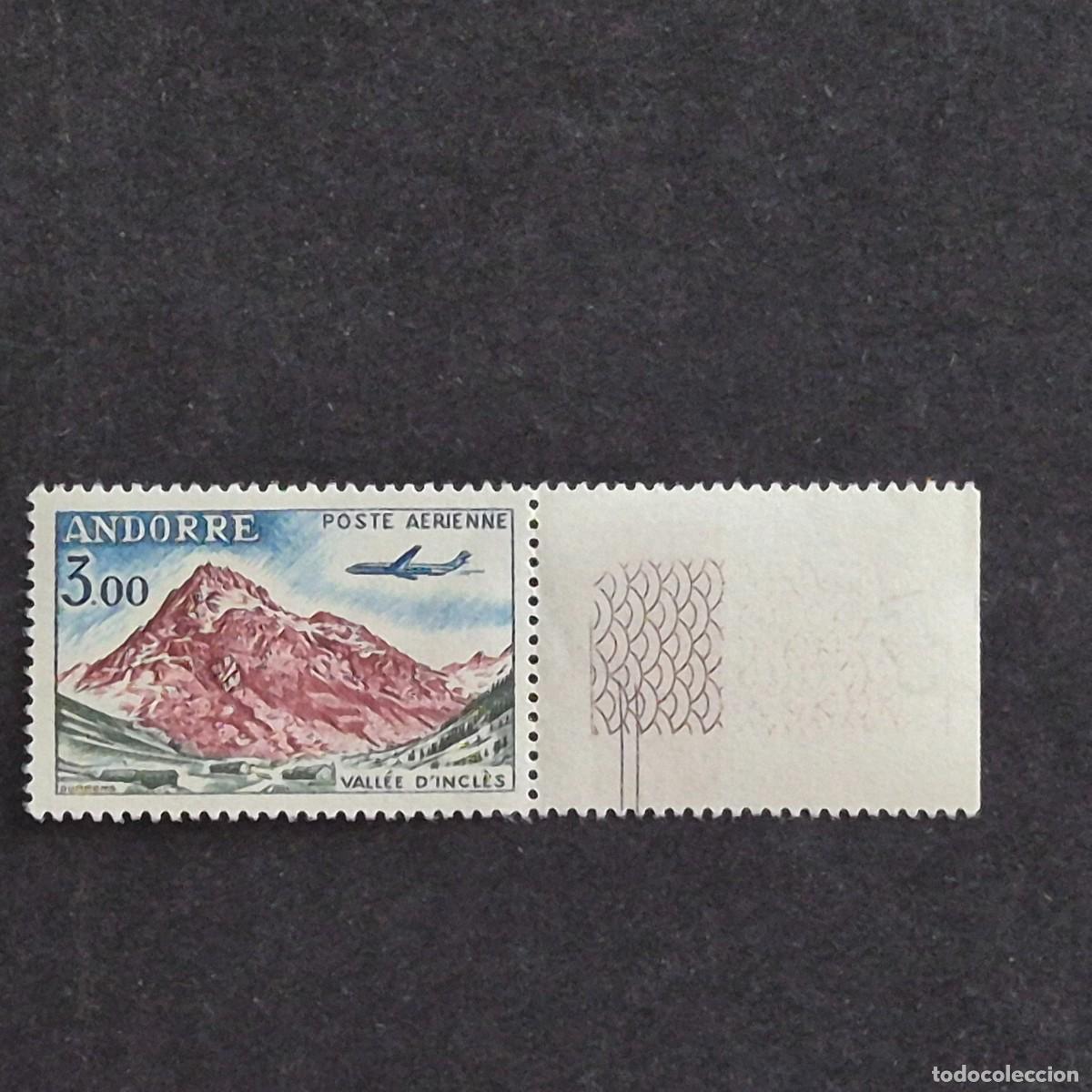 Sellos: ANDORRA FRANCESA, 1961-1964, VALLE DE INCL&Eacute;S, EDIFIL 182**, YVERT PA 6**, NUEVO,LEER, (LOTE AB)