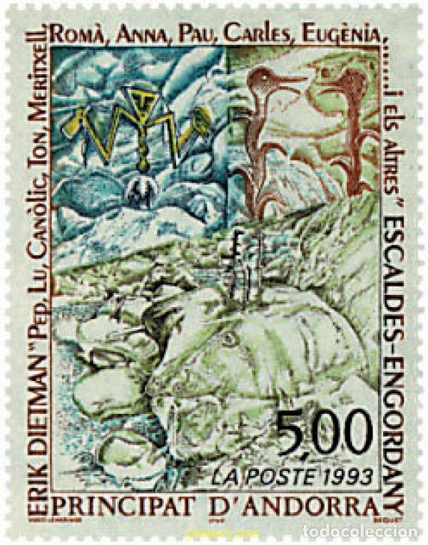 Sellos: 46114 MNH ANDORRA. Adm&oacute;n francesa 1993 ARTE
