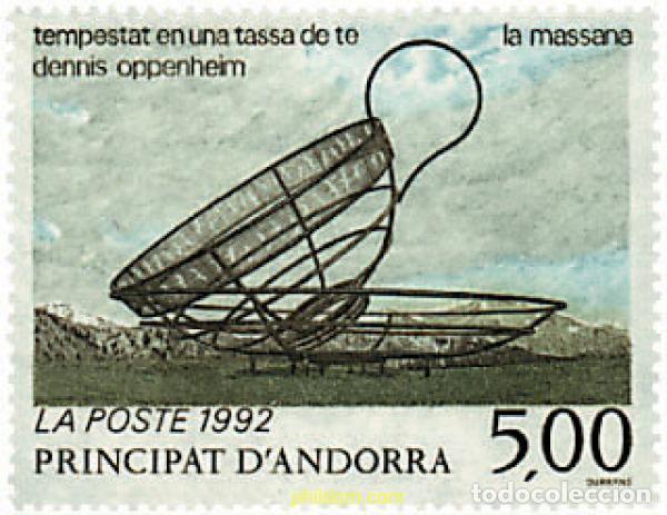 Sellos: 46111 MNH ANDORRA. Adm&oacute;n francesa 1992 SERIE ARTISTICA