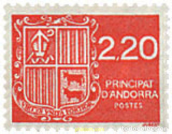 Francobolli: 46085 MNH ANDORRA. Adm&oacute;n francesa 1988 ESCUDO DE ANDORRA