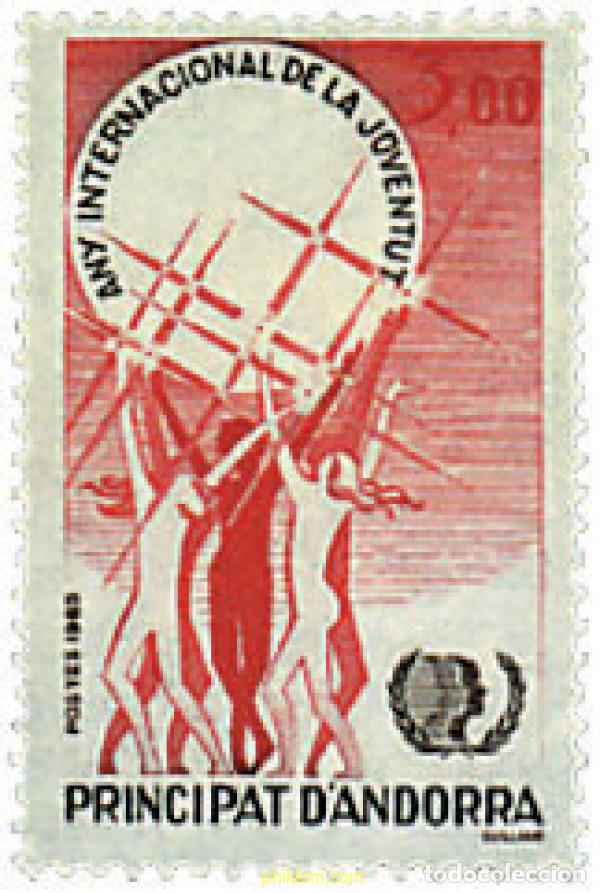 Francobolli: 46073 MNH ANDORRA. Adm&oacute;n francesa 1985 A&Ntilde;O INTERNACIONAL DE LA JUVENTUD