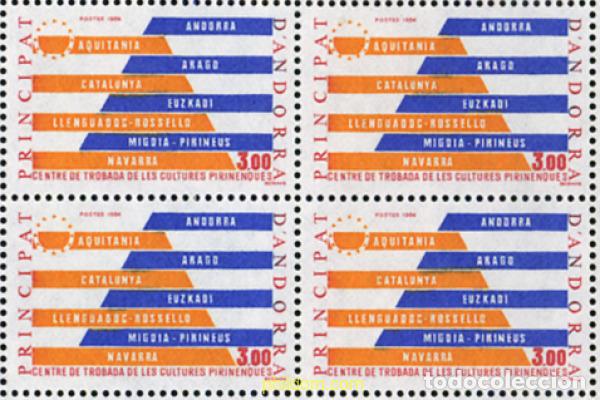 Sellos: 308017 MNH ANDORRA. Adm&oacute;n francesa 1984 CENTRO DE ENCUENTRO DE CULTURAS PIRENAICAS