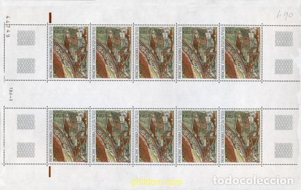 Sellos: 125156 MNH ANDORRA. Adm&oacute;n francesa 1984 ARTE RELIGIOSO