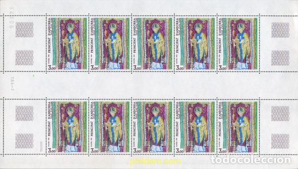 Sellos: 108001 MNH ANDORRA. Adm&oacute;n francesa 1981 ARTE RELIGIOSO