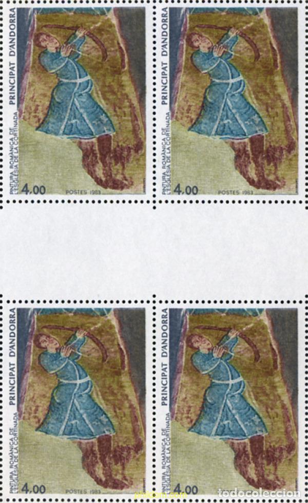 Sellos: 307849 MNH ANDORRA. Adm&oacute;n francesa 1983 ARTE RELIGIOSO
