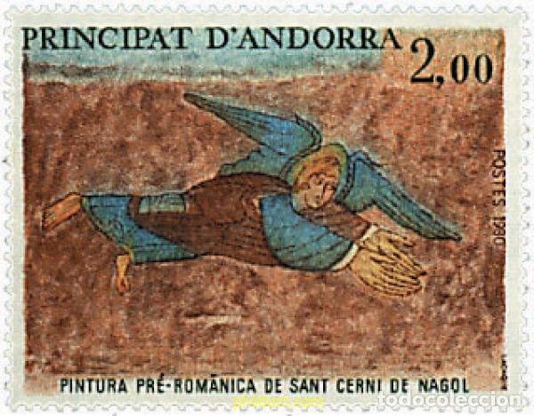 Sellos: 46053 MNH ANDORRA. Adm&oacute;n francesa 1980 ARTE RELIGIOSO