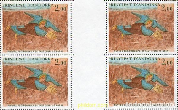 Sellos: 307827 MNH ANDORRA. Adm&oacute;n francesa 1980 ARTE RELIGIOSO