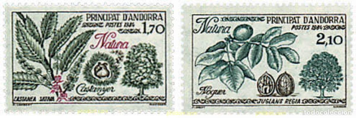 Sellos: 46065 MNH ANDORRA. Adm&oacute;n francesa 1984 PROTECCION DE LA NATURALEZA