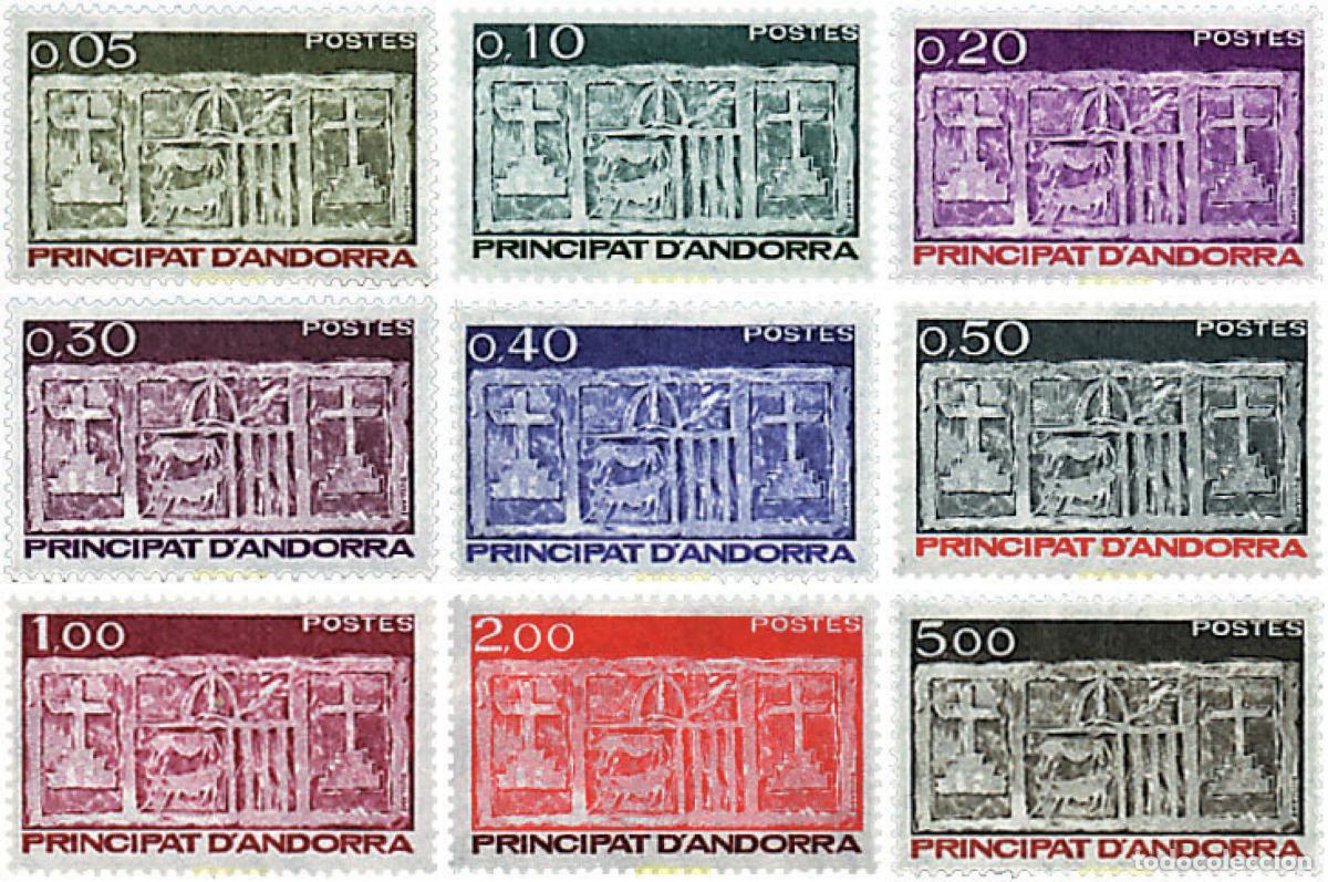 Sellos: 46068 MNH ANDORRA. Adm&oacute;n francesa 1983 ESCUDO ANTIGUO DE ANDORRA