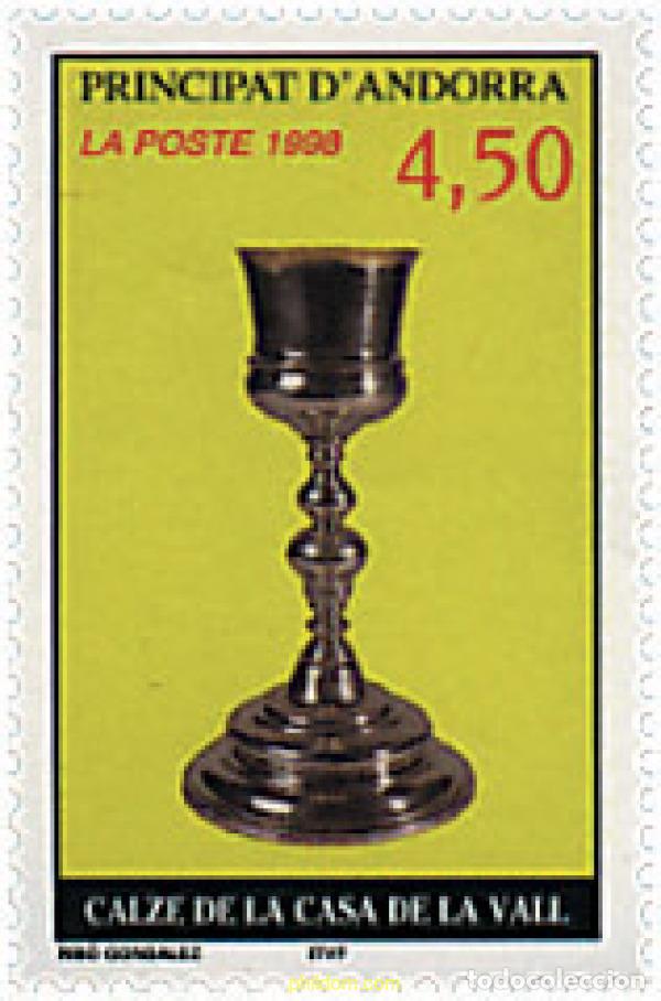 Sellos: 35904 MNH ANDORRA. Adm&oacute;n francesa 1998 ARTE RELIGIOSO