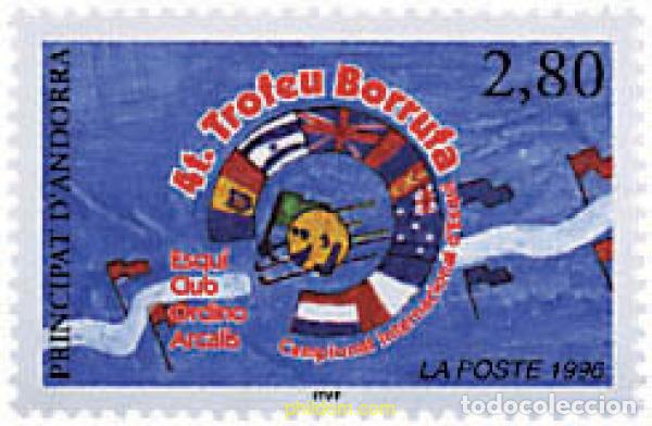 Sellos: 65228 MNH ANDORRA. Adm&oacute;n francesa 1996 CAMPEONATO INTERNACIONAL DE ESQUI. 4&ordm; Trofeo Borrufa