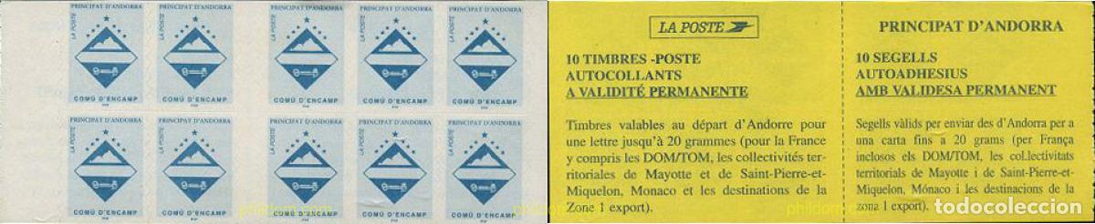 Sellos: 107568 MNH ANDORRA. Adm&oacute;n francesa 1997 COMU DE ENGAMP