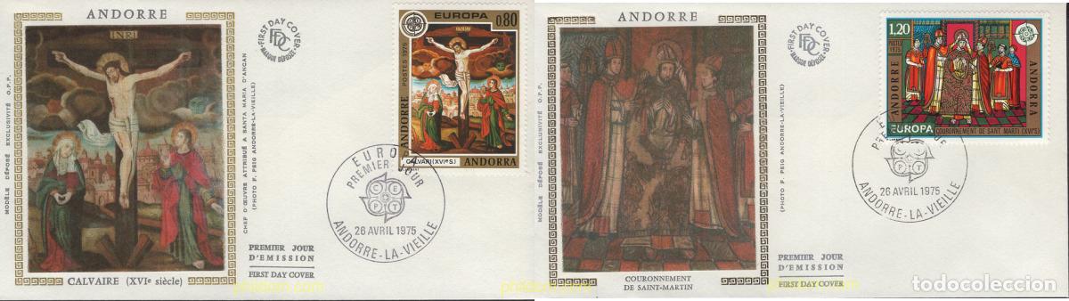Sellos: 645999 MNH ANDORRA. Adm&oacute;n francesa 1975 EUROPA CEPT. PINTURAS