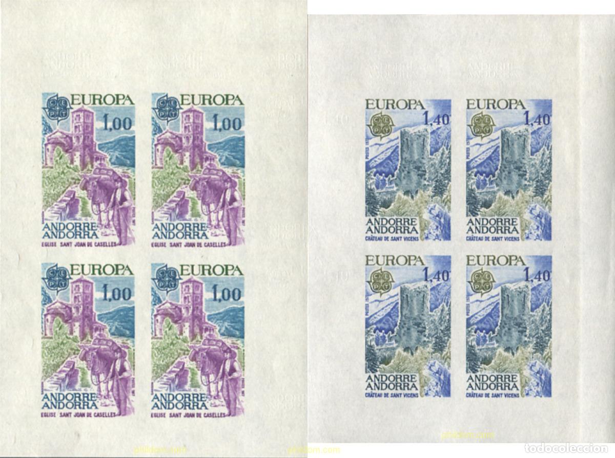 Sellos: 12979 MNH ANDORRA. Adm&oacute;n francesa 1977 EUROPA CEPT. PAISAJES