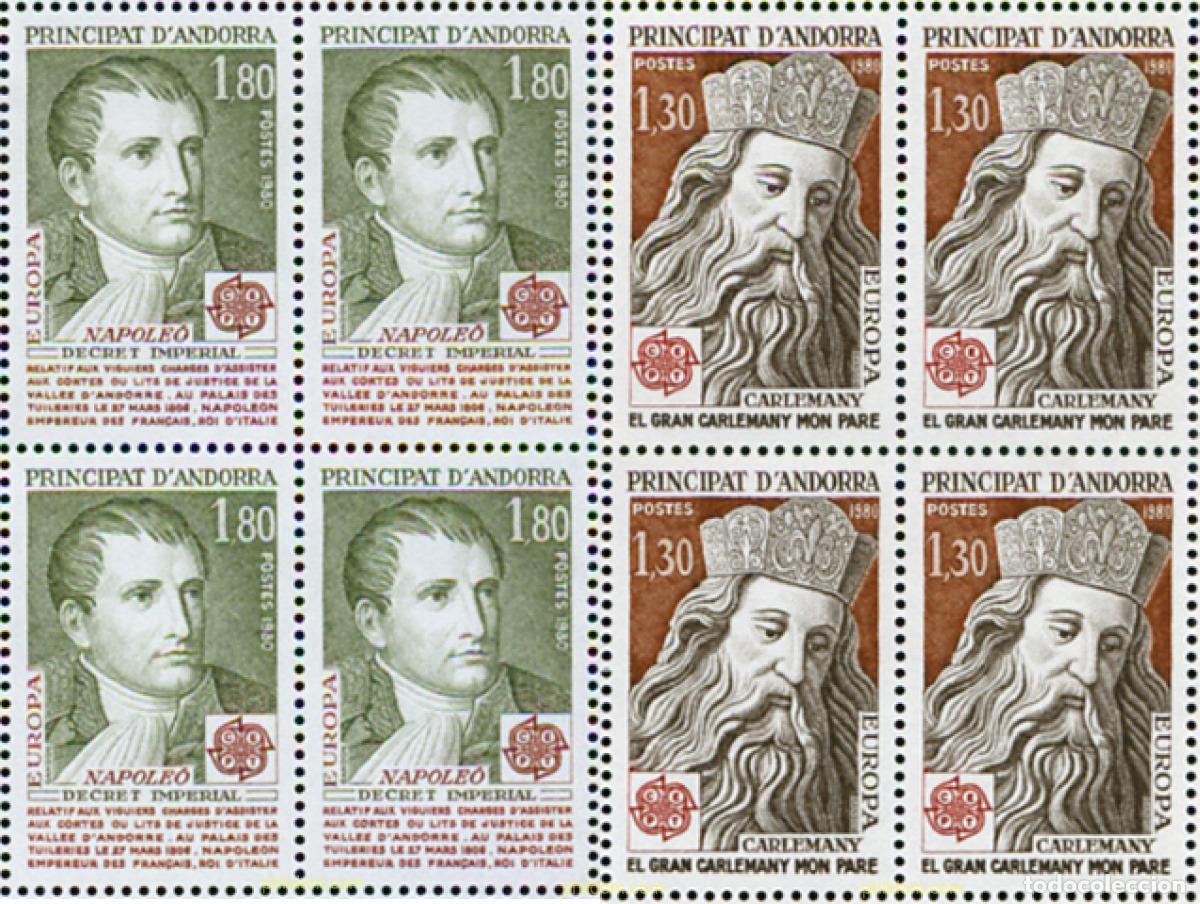 Sellos: 307822 MNH ANDORRA. Adm&oacute;n francesa 1980 EUROPA CEPT 1976 - ARTESANIA