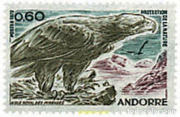 Sellos: 65198 MNH ANDORRA. Adm&oacute;n francesa 1972 PROTECCION DE LA NATURALEZA