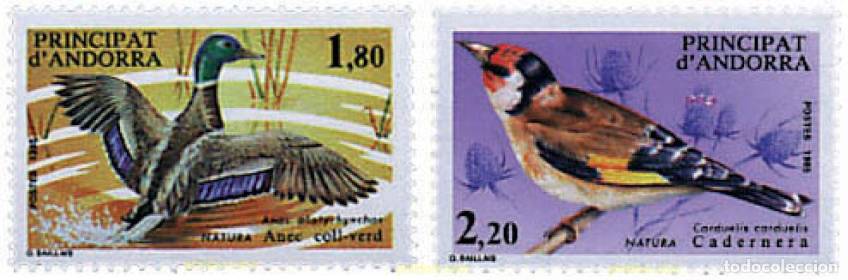 Sellos: 46072 MNH ANDORRA. Adm&oacute;n francesa 1985 PROTECCION DE LA NATURALEZA