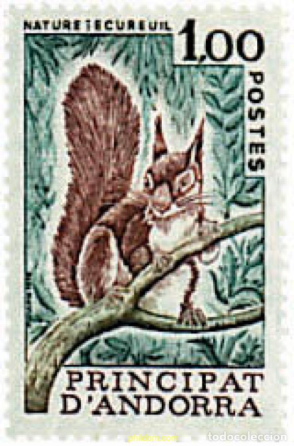 Sellos: 46044 MNH ANDORRA. Adm&oacute;n francesa 1978 PROTECCION DE LA NATURALEZA