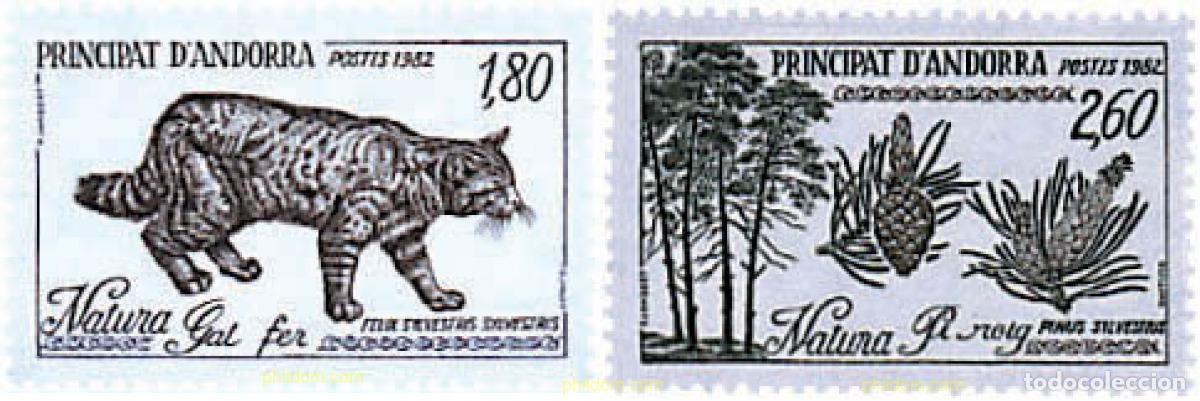 Sellos: 38005 MNH ANDORRA. Adm&oacute;n francesa 1982 NATURALEZA