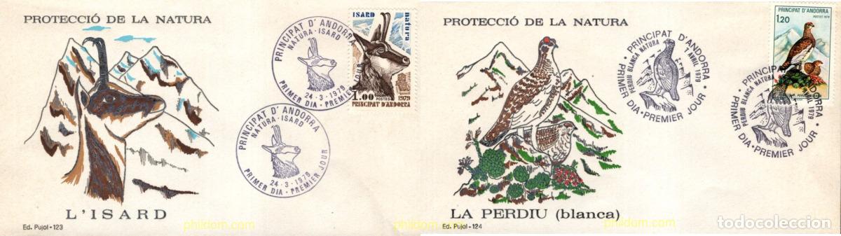 Sellos: 164348 MNH ANDORRA. Adm&oacute;n francesa 1979 PROTECCION DE LA NATURALEZA