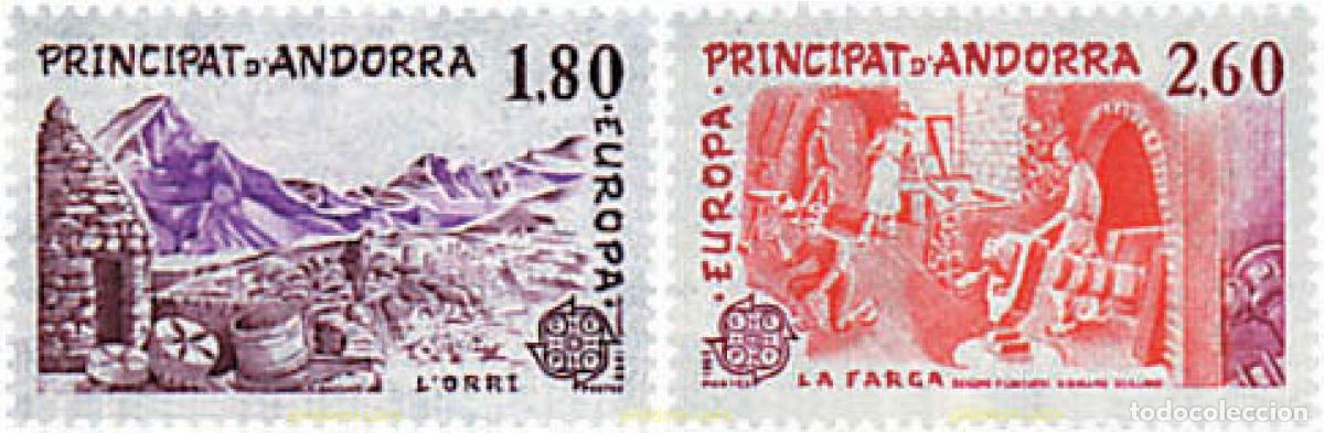 Sellos: 62509 MNH ANDORRA. Adm&oacute;n francesa 1983 EUROPA CEPT. HISTORIA