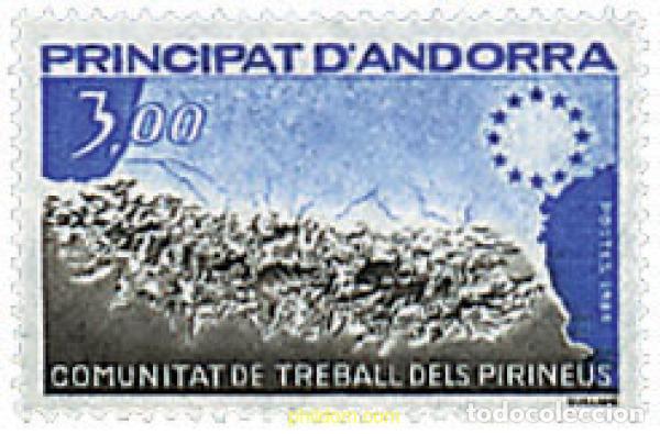 Sellos: 46064 MNH ANDORRA. Adm&oacute;n francesa 1984 COMUNIDAD DE TRABAJO DE LOS PIRINEOS