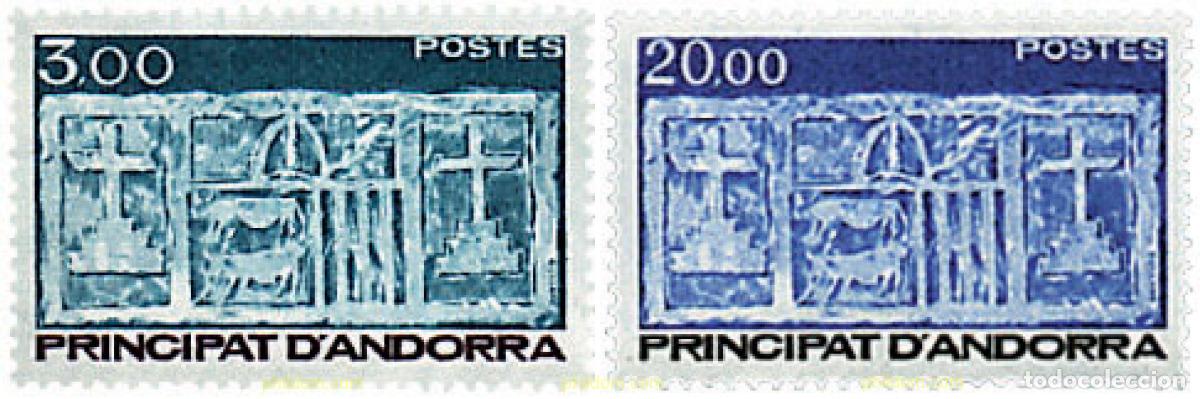 Sellos: 46069 MNH ANDORRA. Adm&oacute;n francesa 1984 ESCUDO ANTIGUO DE ANDORRA