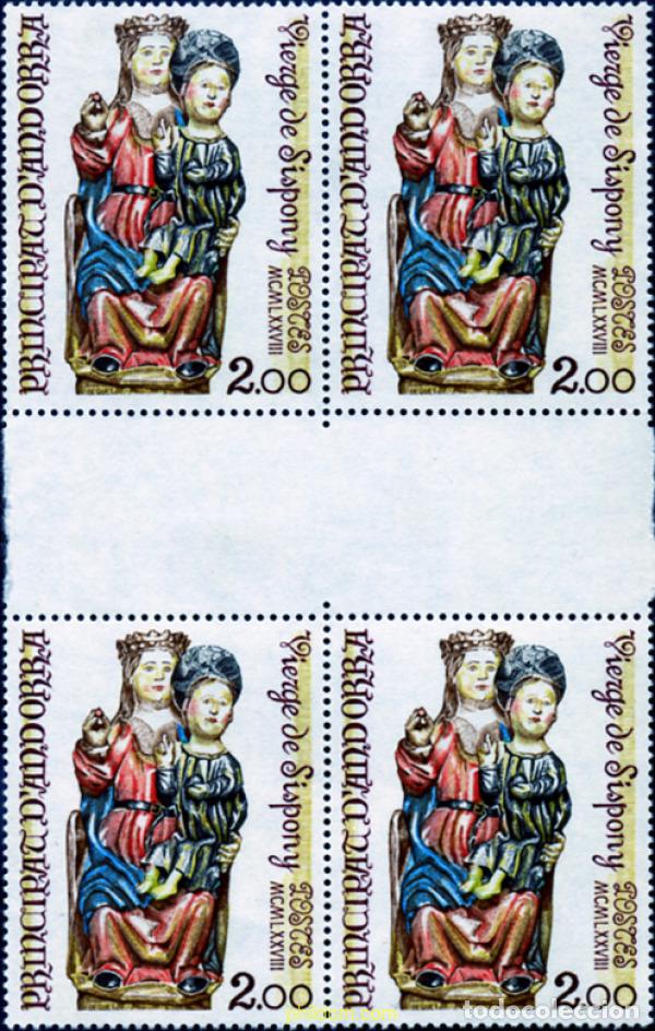 Sellos: 307816 MNH ANDORRA. Adm&oacute;n francesa 1978 ARTE RELIGIOSO