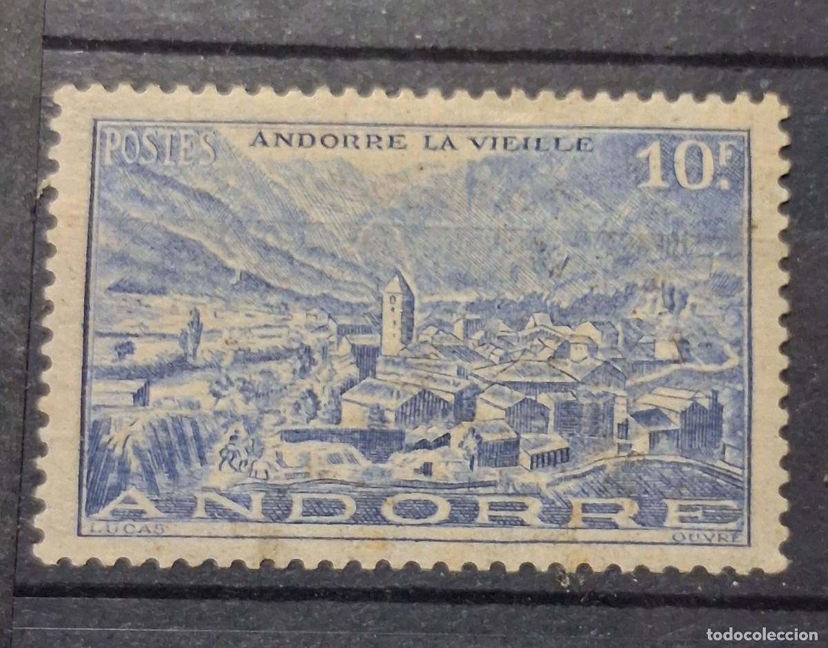 Sellos: ANDORRA FRANCESA, 1944, CAT.YT.112.