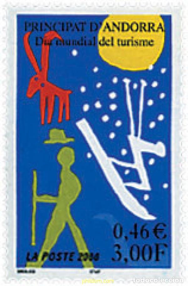 Sellos: 52139 MNH ANDORRA. Adm&oacute;n francesa 2000 DIA MUNDIAL DEL TURISMO