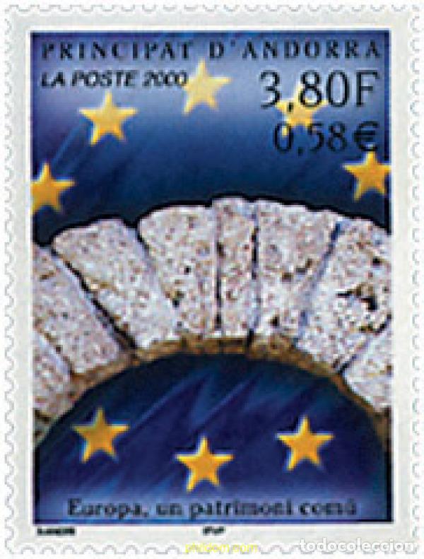 Sellos: 61015 MNH ANDORRA. Adm&oacute;n francesa 2000 EUROPA, UN PATRIMONIO COMUN